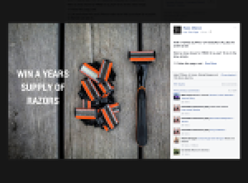 Win a year's supply of razors!