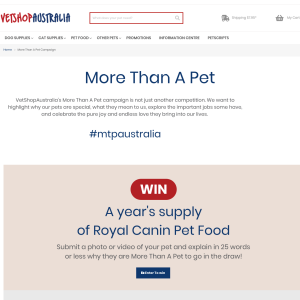 Win a years supply of Royal Canin Pet Food!