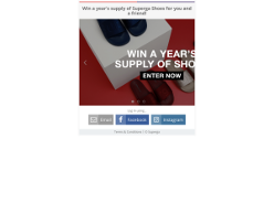 Win a year's supply of Superga Shoes for you and a friend