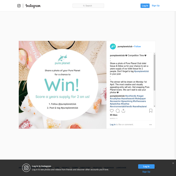 Win a Years Supply of Toilet Tissue