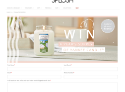 Win a year's supply of Yankee Candle