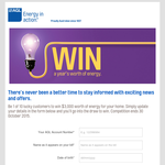 Win a year's worth of Energy!