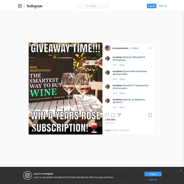 Win a Year's Worth of Wine