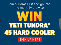 Win a YETI Tundra 45 Hard Cooler