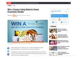 Win a Young Living Nature’s Home Essentials Bundle