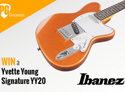 Win a Yvette Young Ibanez YY20 Guitar or 1 of 10 12-Month 2GTHR Subscriptions