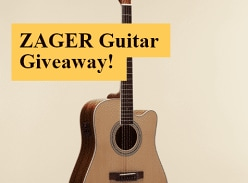 Win a Zager Easy Play Custom Guitar and a Deluxe Accessories Pack