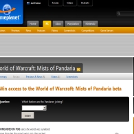 Win access to the World of Warcraft: Mists of Pandaria beta