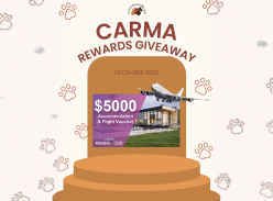 Win a $5K Accommodation & Flight Voucher Bundle - Central Animal Records Australia