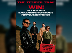 Win an Acoustic Performance by the Temper Trap in your Backyard - Mushroom Music