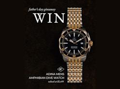 Win an Adina Amphibian Men's Dive Watch - HOGANS FAMILY JEWELLERS