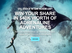 Win a Share in $40K Worth of Adrenaline Adventures - Adrenaline
