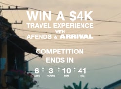 Win a $2K Afends Voucher & $2K Arrivals Travel Voucher