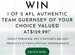 Win 1 of 2 AFL Guernsey of your Choice