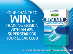 Win an AFL Training Session with Polident