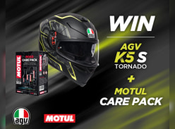 Win an AGV K5 S Tornado PLUS a Motul Care Kit - AGV Helmets