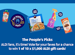 Win 1 of 10 $1K Aldi Gift Cards