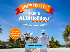 Win 1 of 6 Aldi Holidays Gift Vouchers