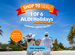 Win 1 of 6 Aldi Holidays Gift Vouchers
