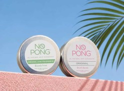 Win 1 of 3 all Natural Deodorant Packs by No Pong - Mindfood