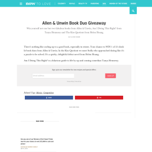Win Allen & Unwin Book Duo