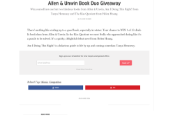 Win Allen & Unwin Book Duo
