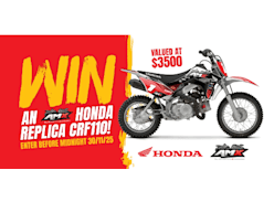Win a AMX Honda Replica CRF110