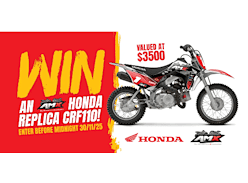 Win a AMX Honda Replica CRF110