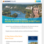 Win an 11 Day Gems of the Seine River Cruise
