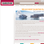 Win an 8 night Dalmation Islands cruise for 2 people including flights!