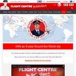 Win an 8 stop round the world trip!