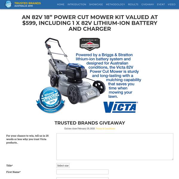 Win an 82V 18 Power Cut mover kit worth $599!