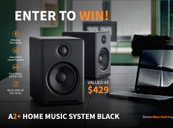Win an A2+ Home Music System Black