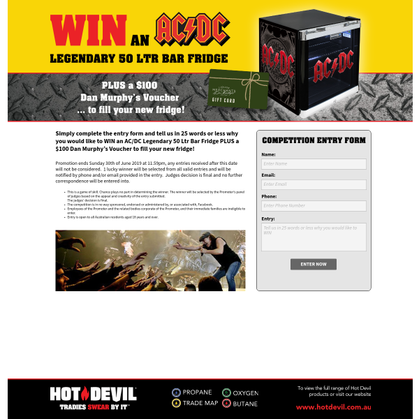 Win an AC-DC Bar Fridge & More