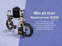 Win an Ace-X Fat Tyre Electric Bike, $250 Mr Simple Gift Voucher and More