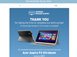 Win an Acer Aspire P3 Ultrabook!