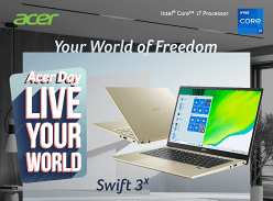 Win an Acer Swift 3x Laptop