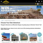 Win an adventure trip for 2 + a $500 Mountain Designs gift card!