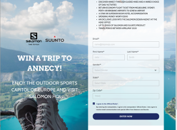 Win an Adventure Trip to Annecy France for 2