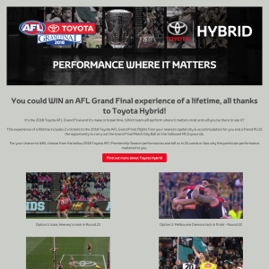 Win an AFL Grand Final experience of a lifetime