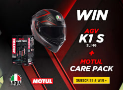 Win an AGV K1 S Sling PLUS a Motul Care Kit