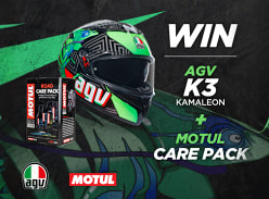 Win an AGV K3 Kamaleon and a Motul Care Kit