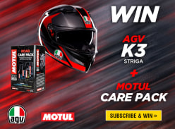 Win an AGV K3 Striga