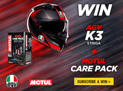 Win an AGV K3 Striga