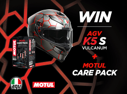 Win an AGV K5 S Vulcanum