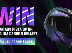 Win an AGV Pista GP Carbon Helmet