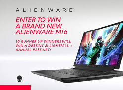 Win an Alienware M16 Gaming Laptop or 1 of 10 Destiny 2: Lightfall + Annual Pass Game Key