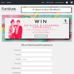 Win an Alisa & Lysandra experience - Furniture Exchange