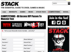 Win an All Access VIP Passes To Monster Fest