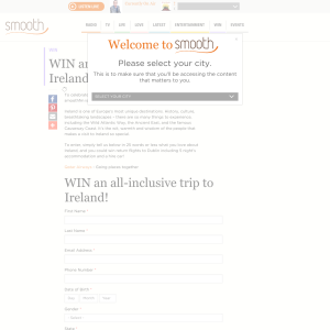Win an all-inclusive trip to Ireland
